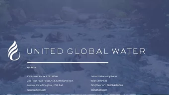 Companies House # 09156200  United Global-A Rg Shares  2nd Floor, Regis House, 45 King William