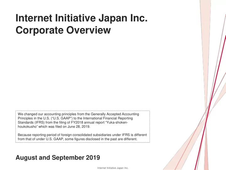 internet initiative japan inc corporate overview