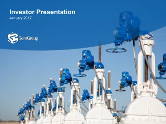 Investor Presentation  January 2017  Confidential  DRAFT  Non-GAAP Financial Measures  SemGroups