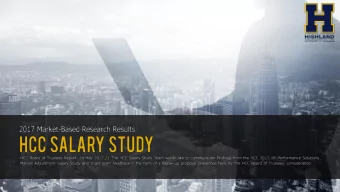 II  III.  I.The Salary  St  Study  T Team  s  P  Proposal  IV  IV.Succession  Planning  G Goals