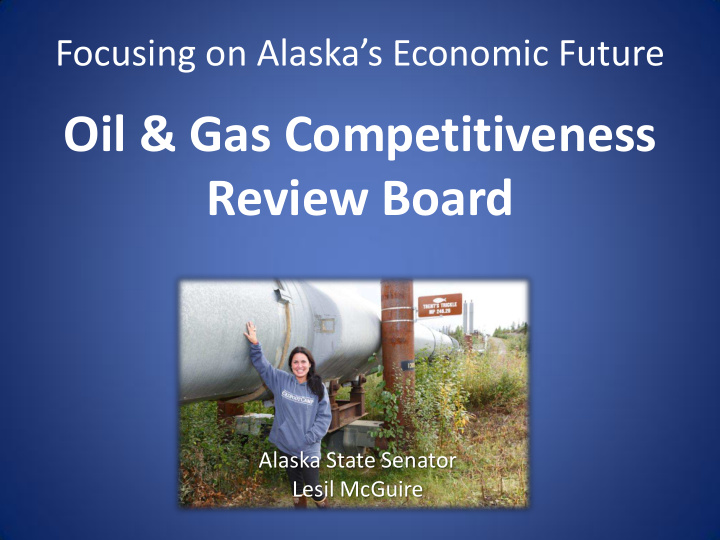 oil gas competitiveness