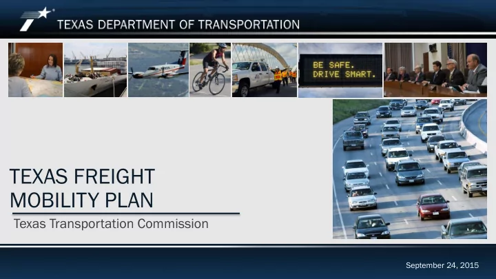 texas freight mobility plan