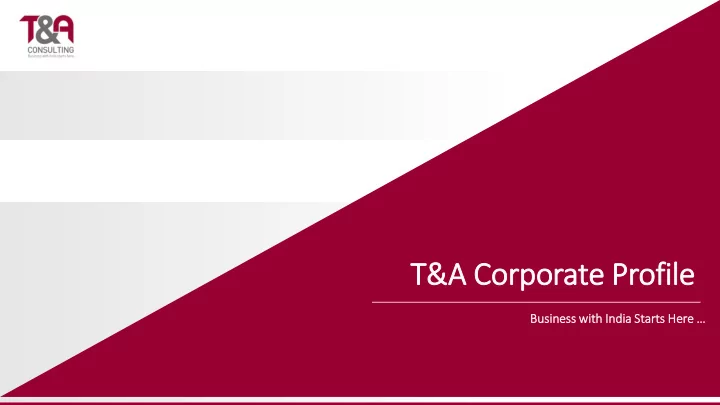 t a corporate profile