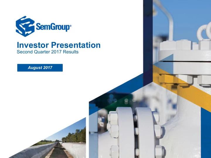 investor presentation