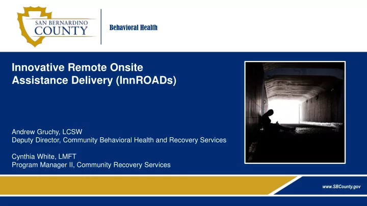 assistance delivery innroads
