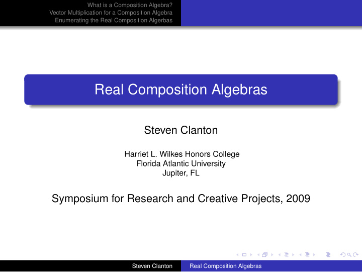 real composition algebras