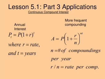 F  I      t  P  P  (  1  r  )  nt  G  J  r  t    H    K  A  P  1  n    where r  rate