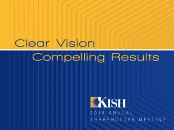 Welcome and Call to Order  Agenda for the Annual Meeting  Call to Order  Introductions