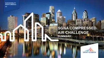 AIR CHALLENGE  SUMMARY  SUSTAINABILITY  NORTH AMERICA  WHY COMPRESSED AIR?  Inappropriate