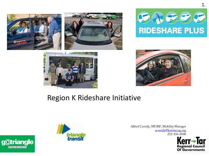 region k rideshare initiative