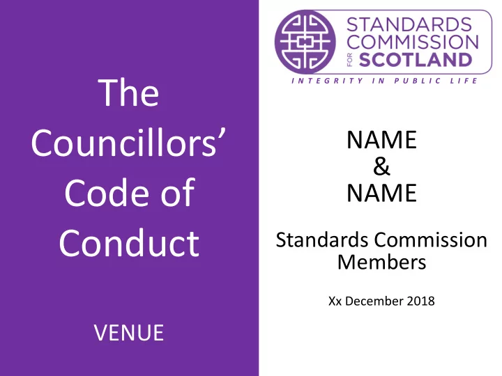 councillors