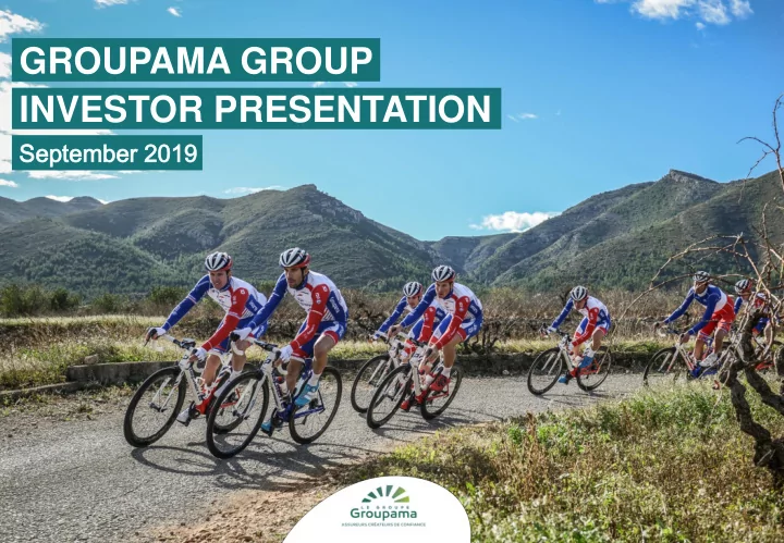 groupama group investor presentation