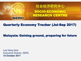 SOCIO  SOCIO-ECONOMIC  ECONOMIC  RE  RESE  SEAR  ARCH  CH CE  CENTR  NTRE