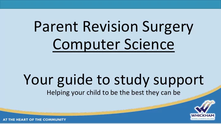 parent revision surgery computer science