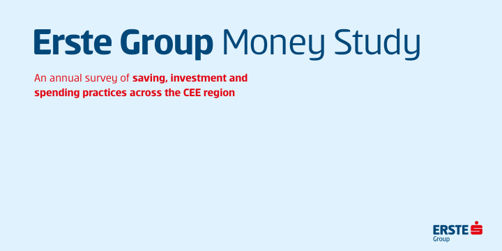 erste group money study
