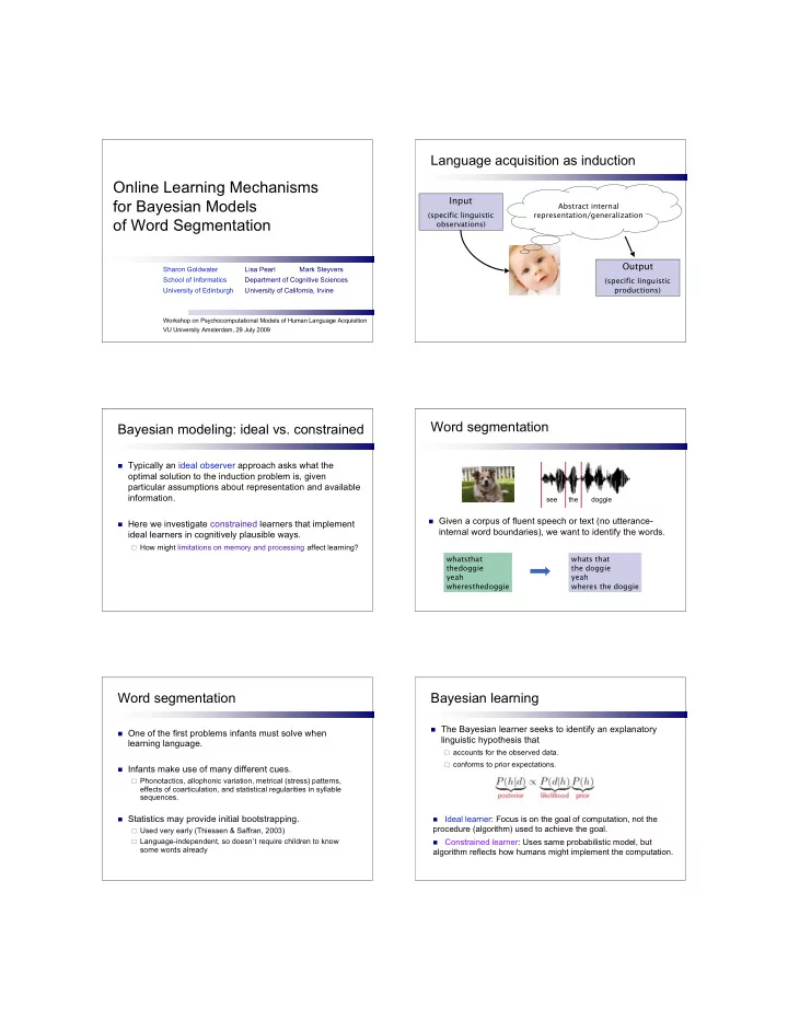online learning mechanisms