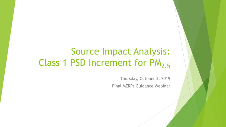 source impact analysis