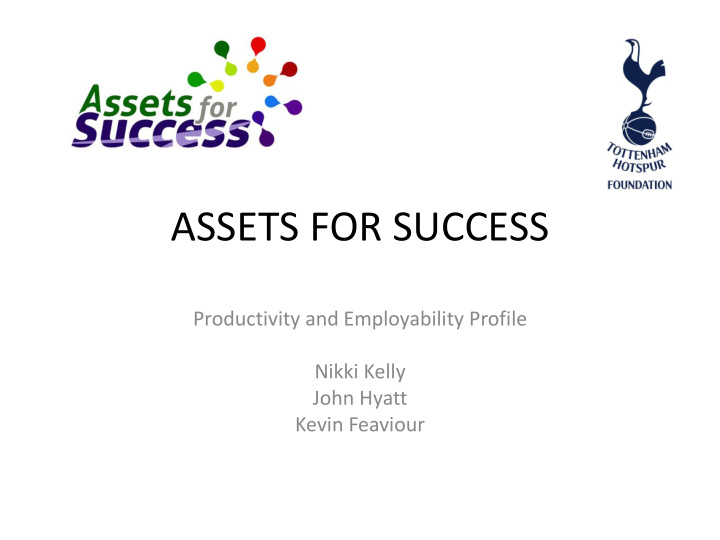 assets for success