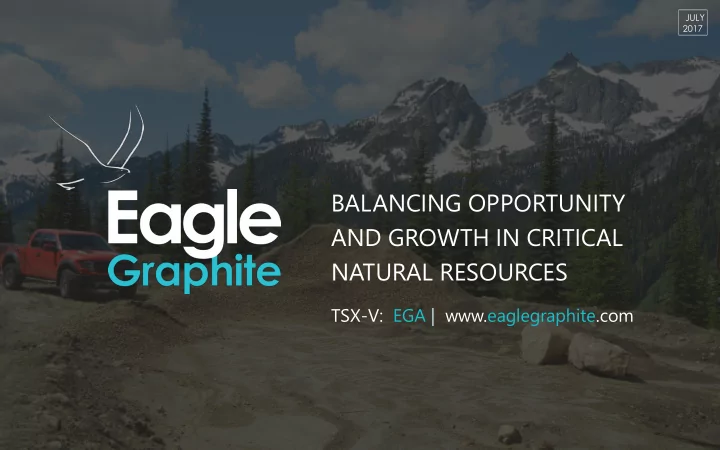 natural resources