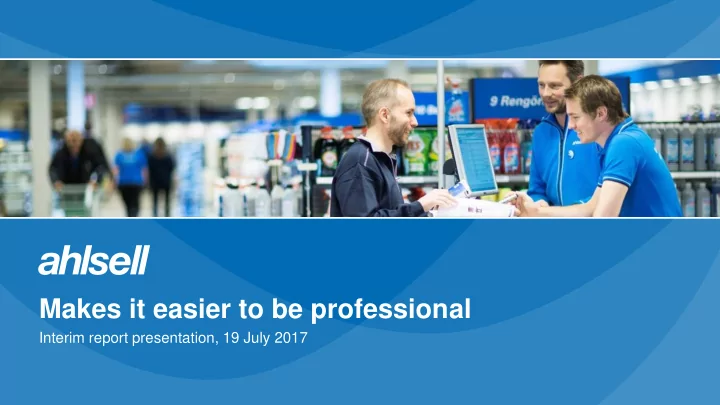 makes it easier to be professional