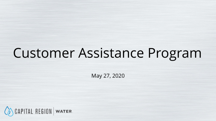 customer assistance program