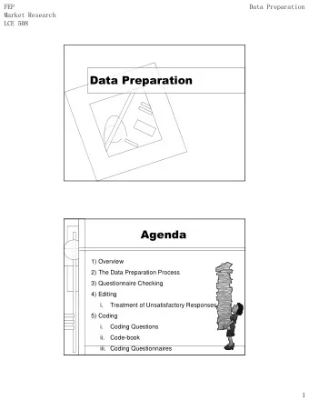 1) Overview  2) The Data