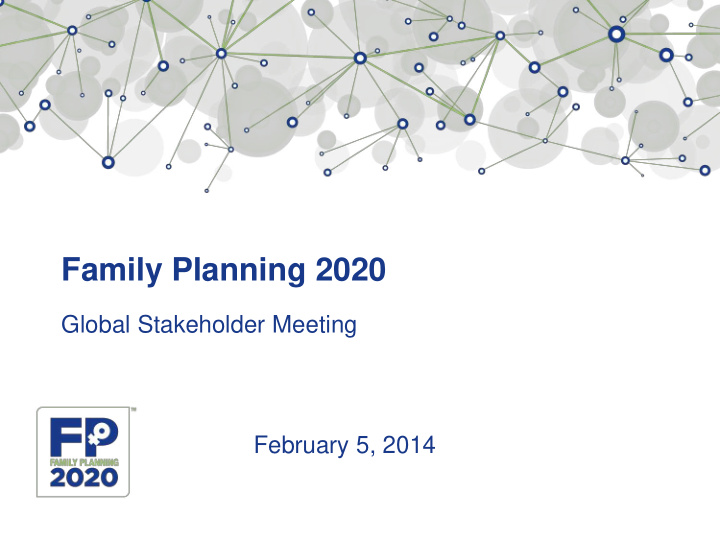 family planning 2020
