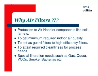 Protection to Air Handler components