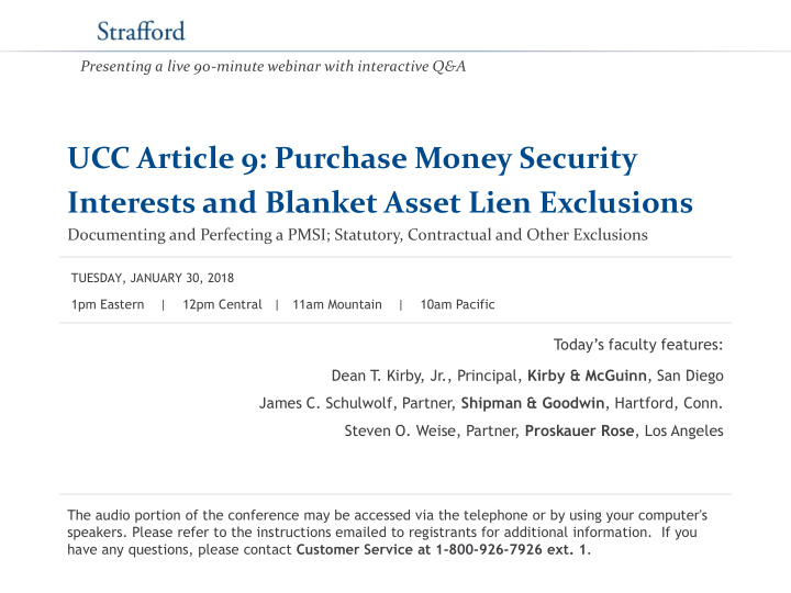 ucc article 9 purchase money security interests and