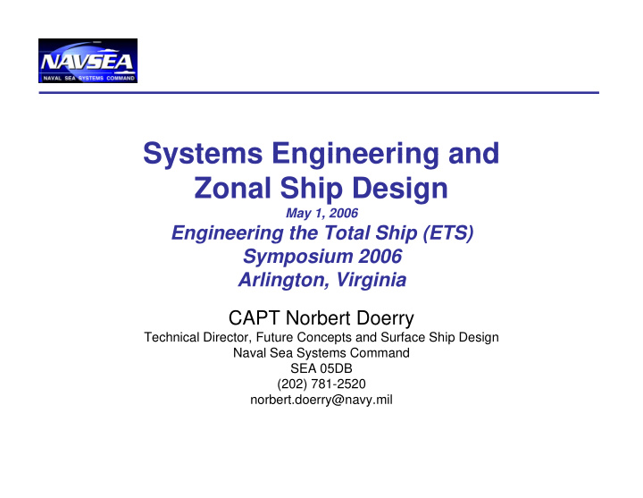 systems engineering and systems engineering and zonal