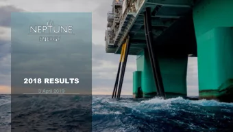 2018 RESULTS  3 April 2019  General &amp; Disclaimer Except as the context otherwise indicates,