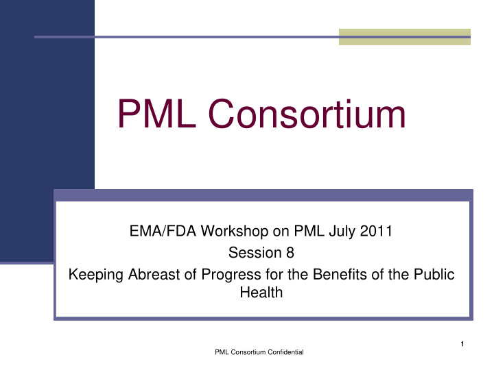 pml consortium
