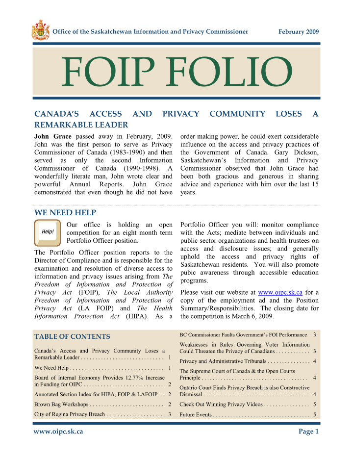 foip folio