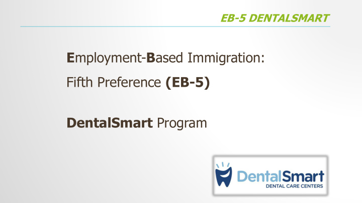 e mployment b ased immigration