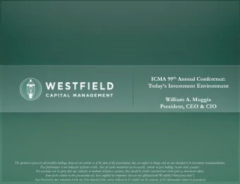 TITLE OF PPT  Todays Investment Environment  Subtitle of PPT  William A. Muggia  President, CEO