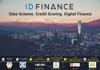 Data Science. Credit Scoring. Digital Finance  THE MOST INNOVATIVE  TOP-2  TOP-50  INNOVATION  BEST