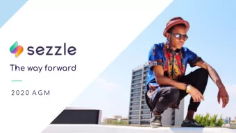 The way forward 2 0 2 0 A G M  DISCLAIMER  About this Presentation  This presentation and materials