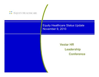 Vestar HR  Leadership  C  Conference  f  Health Costs: A Major C-Suite Concern  Pre miums a re