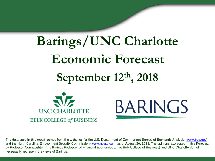 barings unc charlotte economic forecast
