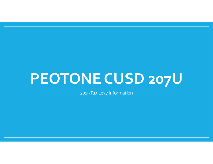 peotone cusd 207u