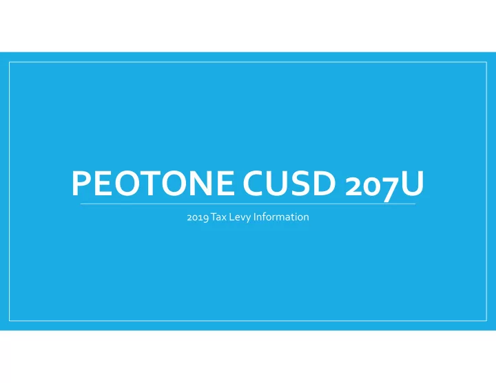 peotone cusd 207u