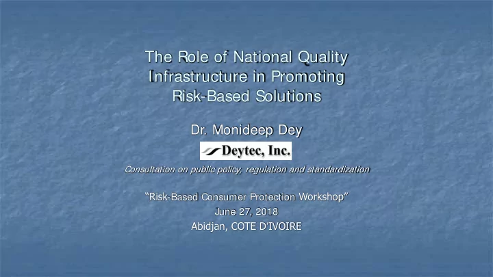 risk based solutions