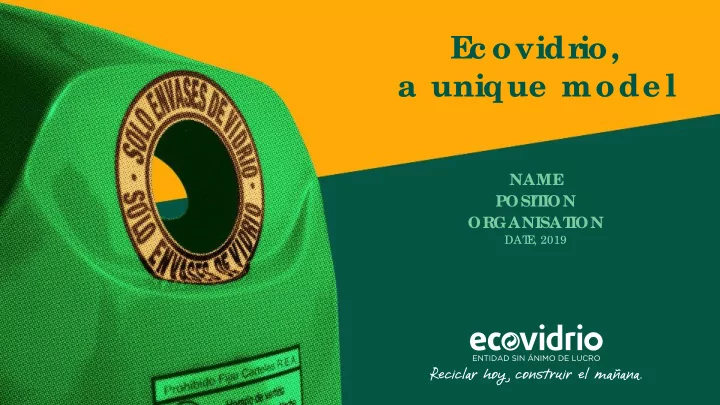 e c ovidr io a unique mode l