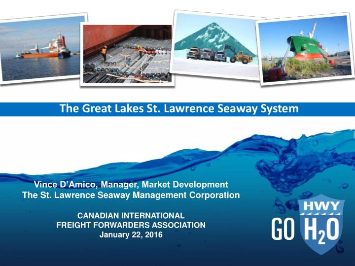 the great lakes st lawrence seaway system