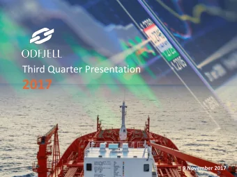 2017  9 November 2017  Agenda    Highlights    Financials    Operational review/Strategy