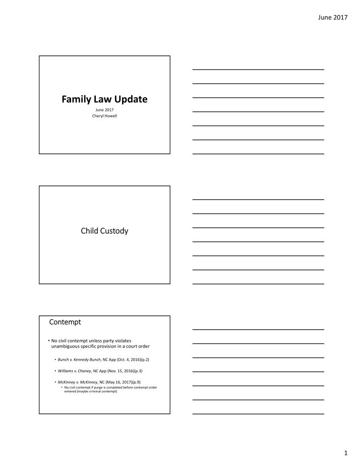 family law update