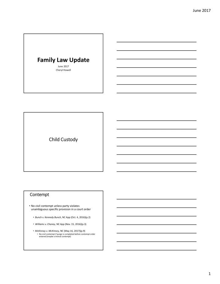 family law update