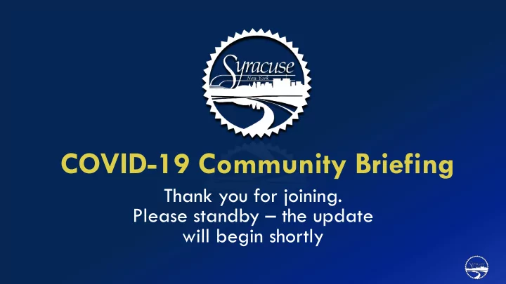 covid 19 community briefing