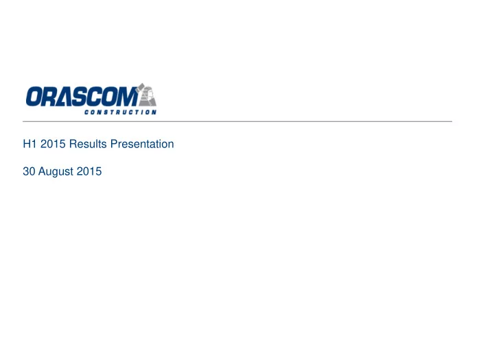 30 august 2015 table of contents section page summary
