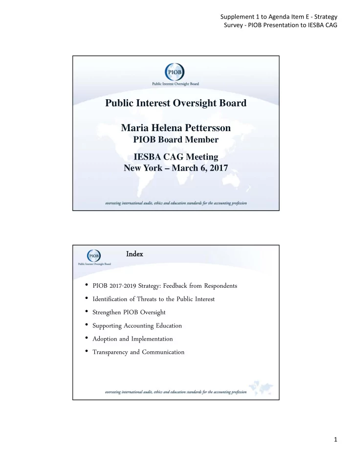 public interest oversight board maria helena pettersson